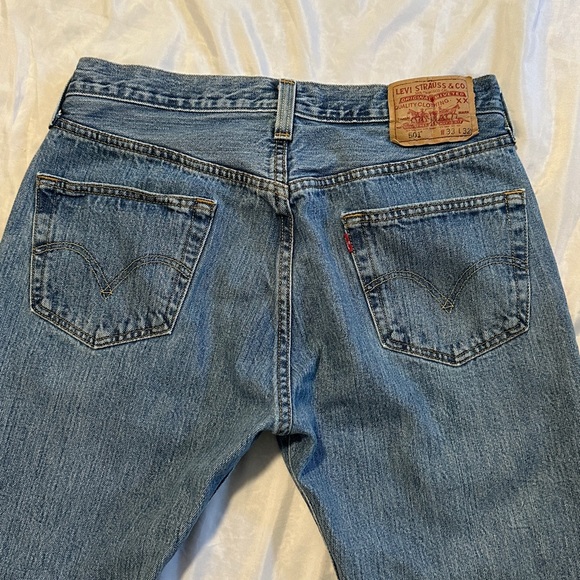 Levi’s 501 Straight Leg Button Fly Jeans 33x32 - Picture 7 of 8